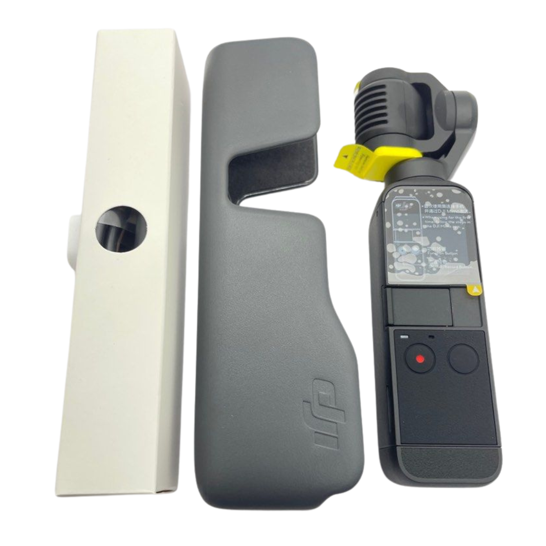 DJI Pocket 2 - Handheld 3-Axis Gimbal Stabilizer with 4K Camera, 1/1.7" CMOS, 64MP Photo, Face Tracking, YouTube, TikTok, Vlog, Portable Video Camera for Android and iPhone, Black