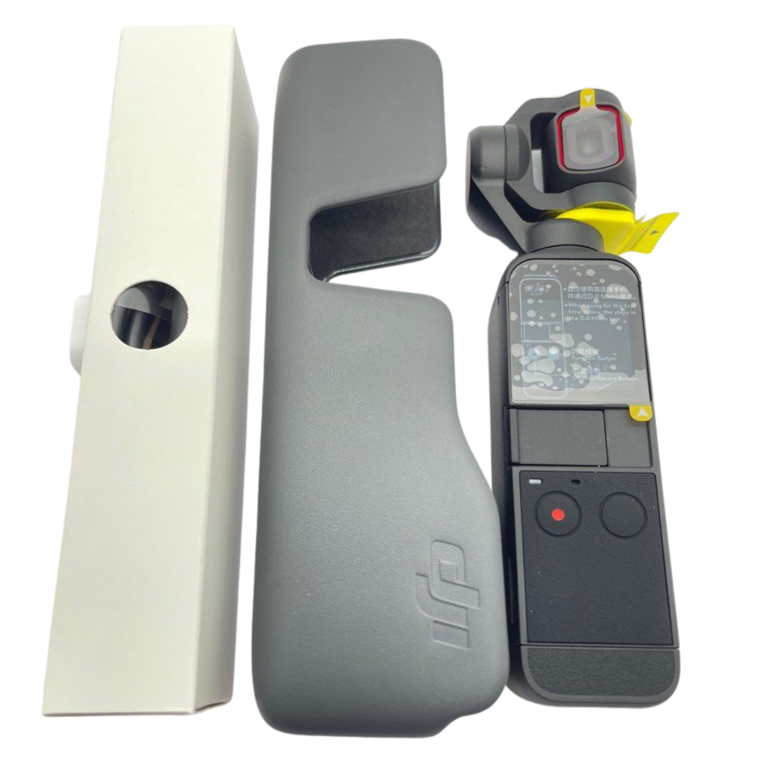 DJI Pocket 2 - Handheld 3-Axis Gimbal Stabilizer with 4K Camera, 1/1.7" CMOS, 64MP Photo, Face Tracking, YouTube, TikTok, Vlog, Portable Video Camera for Android and iPhone, Black