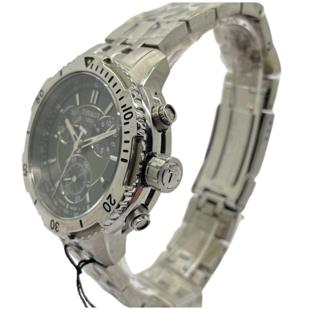 Tissot T-Sports PRS 200 41mm Quartz Chronograph Grey Dial Watch