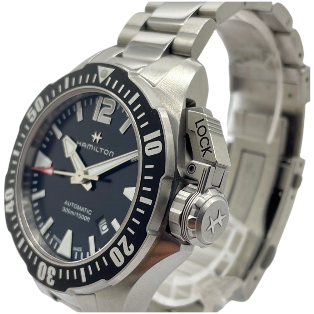 Hamilton Kaki Navy 42mm Automatic Black Dial Watch H776050