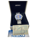 Seiko Criteria 43mm Quartz Chronograph Blue Dial Watch SNDH13P1