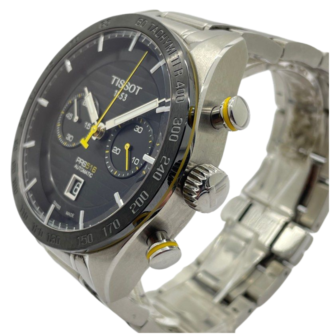 Tissot T-Sports PRS 516 45mm Automatic Chronograph Black Dial Watch