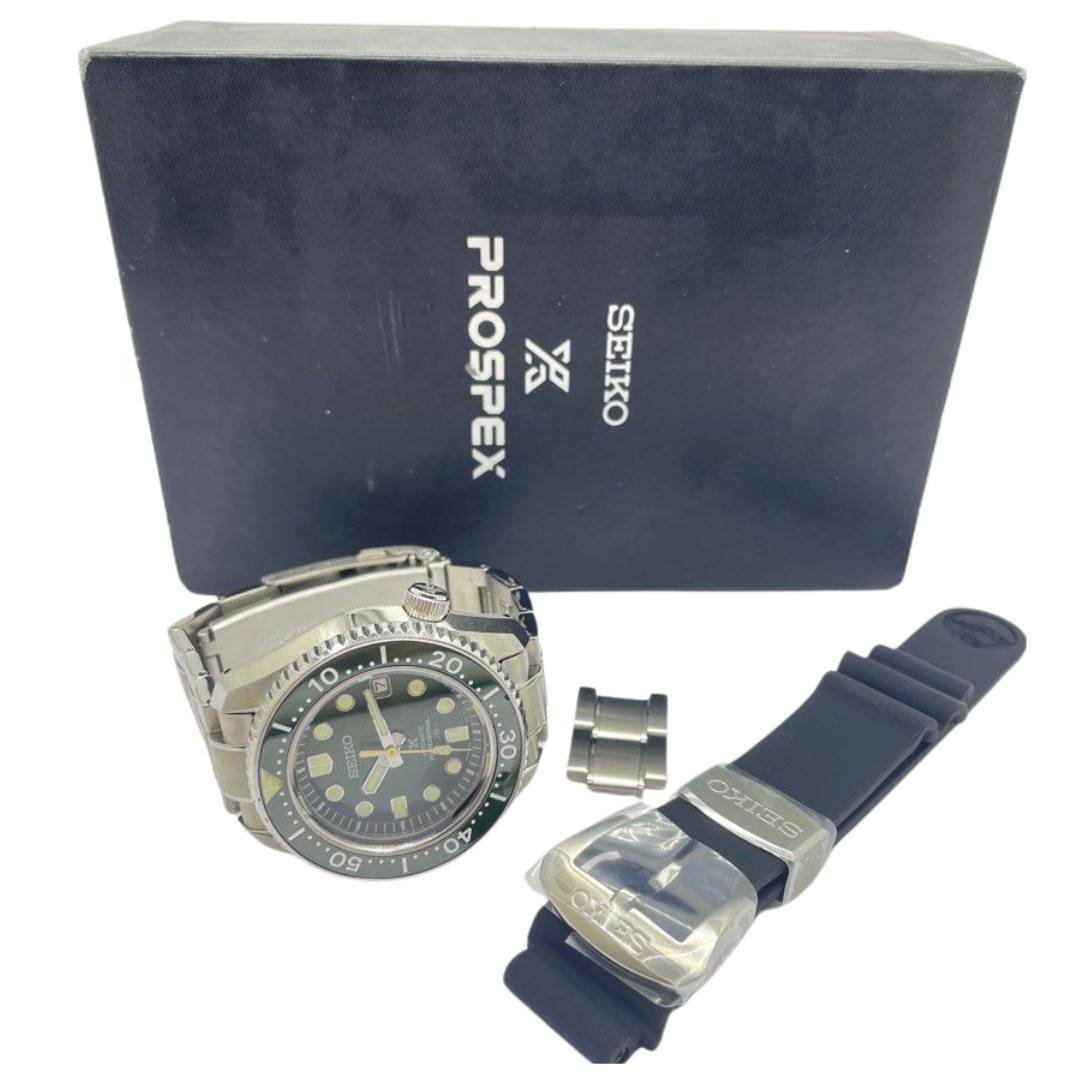 Seiko Prospex SBDX021 Limited Edition 44mm Green Dial Steel Watch