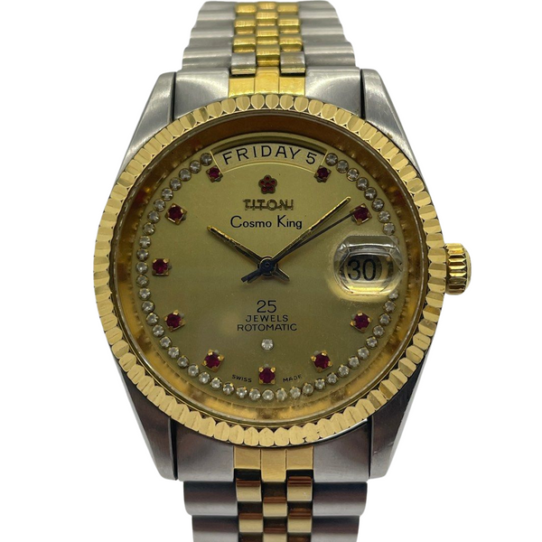 Titoni Cosmo King 38mm Automatic Day Date Watch Cash Converters