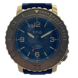 Solvil ET Titus The Cape 45mm Automatic Blue Dial Watch W06-03279-007