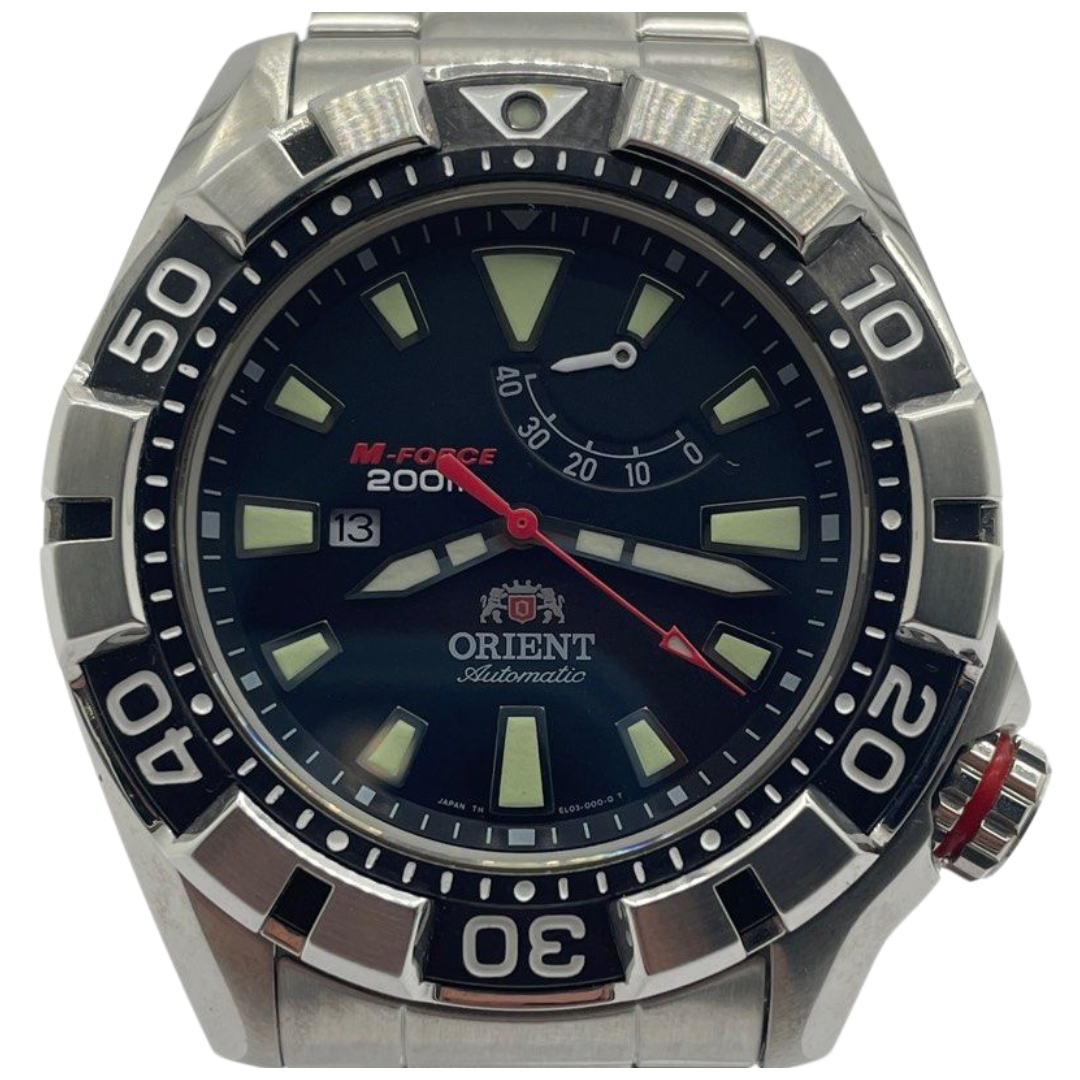 Orient M-Force 200m Divers 46mm Automatic Black Dial Watch