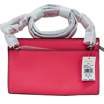 SHOULDER BAG-PINK SAFFIANO LTHR/CROSSBODY MICHAEL KORS