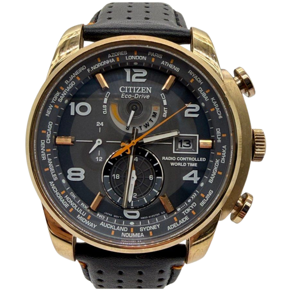 Citizen World Time AT9013-03H Radio Controlled Eco-Drive 43mm