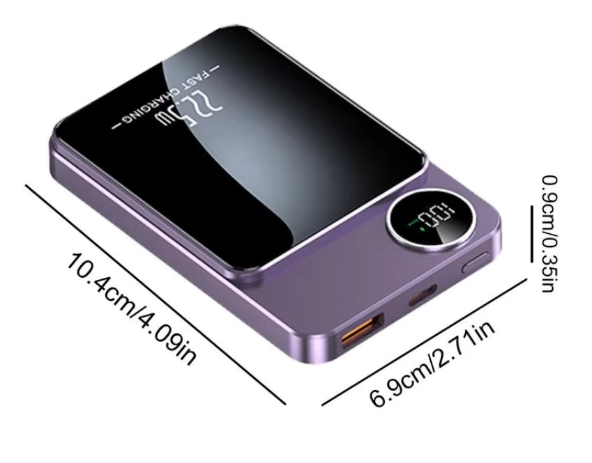 Power Bank-Magnetic/LCD Display/10000mAh/Fast Charging