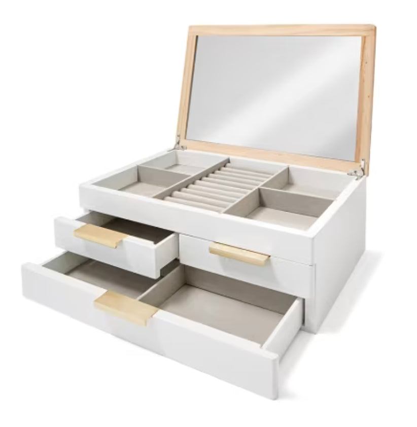 Jewellery Box-3 Tier/Oak-Look/Anko