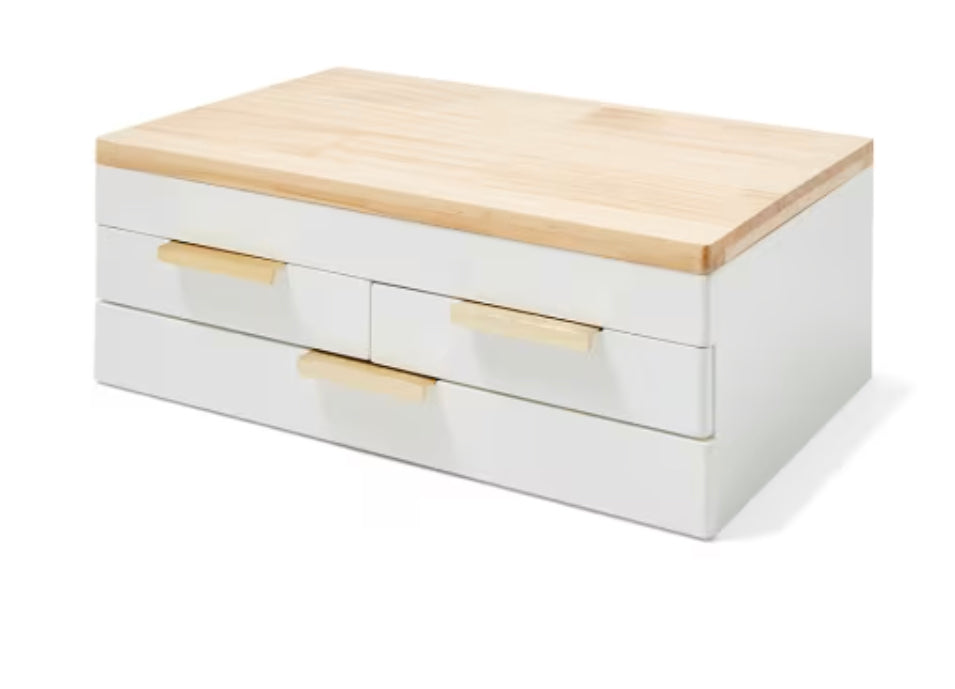 Jewellery Box-3 Tier/Oak-Look/Anko
