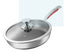 KATA SUS316 Stainless Steel Honeycomb Pan Skillet Non-Stick Wok With Lid
