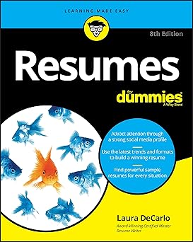 Resumes For Dummies Paperback