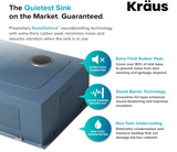 Kraus KP1TS15S-1 Pax Kitchen Sink, 15" x 20" x 9" 1 Hole