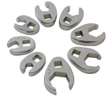 Sunex 9708 3/8-Inch Drive Fractional Crowfoot Flare Nut Wrench Set, 3/8-Inch - 7/8-Inch, Fully Polished, 8-Piece