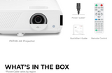 ViewSonic PX749-4K 4,000 ANSI Lumens 4.2ms 240Hz USB-C 4K Home Projector Designed for Xbox