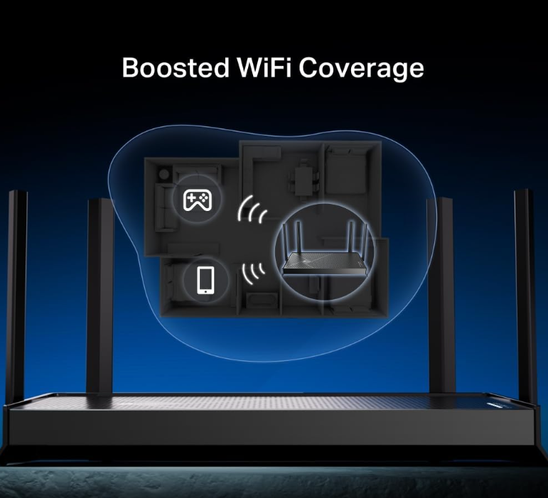 TP-Link Dual-Band BE3600 Wi-Fi 7 Router Archer BE230 | 4-Stream 3.6 Gbps | 2×2.5G + 3×1G Ports, USB 3.0, 2.0 GHz Quad Core, 4 Antennas | VPN Clients & Server | EasyMesh, HomeShield, MLO, Private IOT