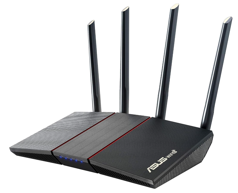ASUS AX1800 WiFi 6 Router (RT-AX55) - Dual Band Gigabit Wireless Router, Speed & Value, Gaming & Streaming, AiMesh Compatible