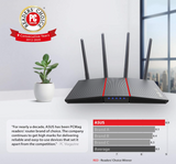 ASUS AX1800 WiFi 6 Router (RT-AX55) - Dual Band Gigabit Wireless Router, Speed & Value, Gaming & Streaming, AiMesh Compatible