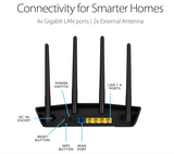 ASUS AX1800 WiFi 6 Router (RT-AX55) - Dual Band Gigabit Wireless Router, Speed & Value, Gaming & Streaming, AiMesh Compatible