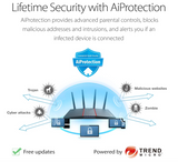 ASUS AX1800 WiFi 6 Router (RT-AX55) - Dual Band Gigabit Wireless Router, Speed & Value, Gaming & Streaming, AiMesh Compatible