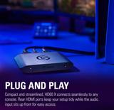 Elgato HD60 X - Stream and record in 1080p60 HDR10 or 4K30 with ultra-low latency on PS5, PS4/Pro, Xbox Series X/S, Xbox One X/S, in OBS and more, works with PC and Mac