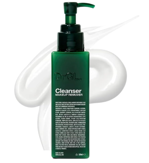 DrGL® Cleanser Makeup Remover 128ml | Lightweight Lotion for Sensitive Skin | Removes Sunscreen & Makeup | With Ginkgo Biloba Extract | Hydrating & Soothing | Fragrance‑Free | Doctor‑Formulated