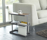 Yamazaki Home End Storage Side Table, One Size, Black, 6707
