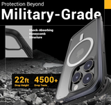 MAGEASY Case with Strap for iPhone 15 Pro Max - Ultimate 22ft Drop Protection, 6.7" Crossbody Case with Lanyard, Compatible with MagSafe - Odyssey Ultra M | Embedded Metal Frame