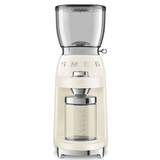 Smeg CGF01CRUK Coffee Grinder, Cream