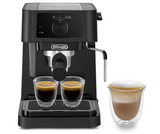 DeLonghi Stilosa Manual Pump Espresso Coffee Machine ec230.bk, Black