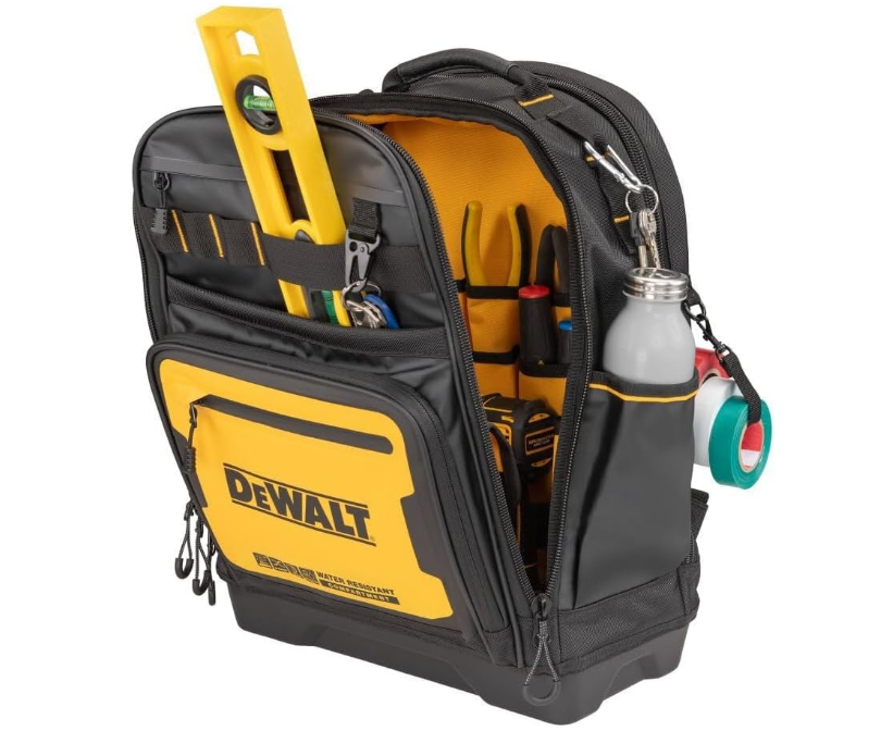 DEWALT Tool Backpack, Tool Storage and Organization, Durable and Water Resistant (DWST560102)