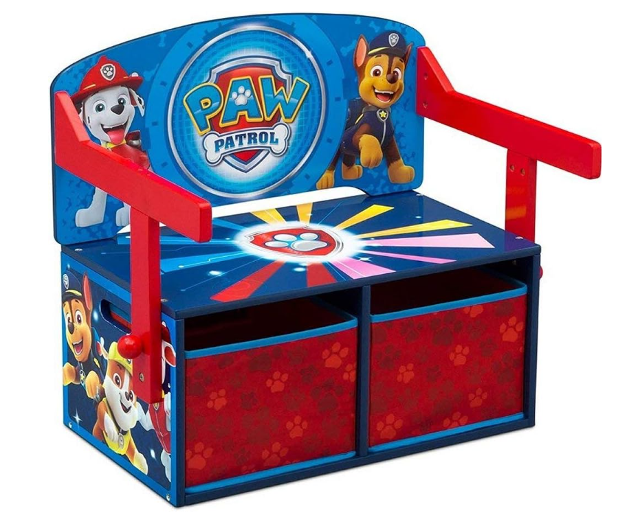 Delta Children Kids Convertible Activity Bench, basic, TB87210PW