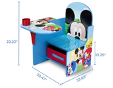 Delta Children Chair Desk With Storage Bin, Disney Mickey Mouse