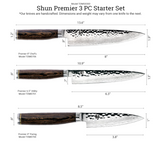 Shun Premier Knife Starter Set, 3-Piece