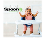 Joovy Spoon b Adjustable Baby Walker, Stationary Entertainer with Brake, Activity Center, Slate