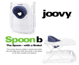 Joovy Spoon b Adjustable Baby Walker, Stationary Entertainer with Brake, Activity Center, Slate