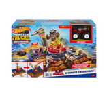 Hot Wheels Monster Trucks System of Play Ultimate Crush Yard Playset