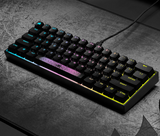 CORSAIR CS-CH-9194014-NA K65 RGB Mini 60% Mechanical Gaming Keyboard, Cherry MX Speed,Black