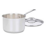 Cuisinart Chef's Classic Stainless Saucepan with Cover, 1 1/2 Quart, 719-16 Silver