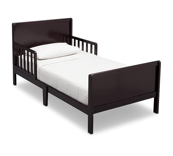 Delta Children Fancy Toddler Bed, Dark Chocolate