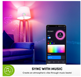 Prolink DS-3601 13W E27 Smart Light LED Bulb / 1521LM / 2700K-6500K / RGB (mEzee app), white