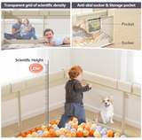 Playpen with Mat, Beige Baby Playpen with Mat, 47x47inch Play Pen with Mat for Babies and Toddlers, Small Baby Playpen with Mat, Small Baby Playpen for Apartment, Play Yard for Babies