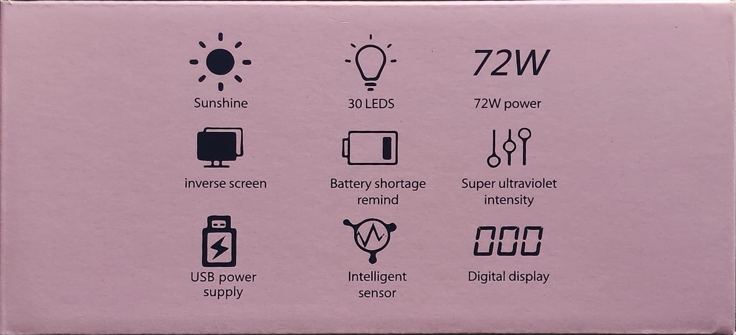 Medicure Dryer Glitter Heart Design
