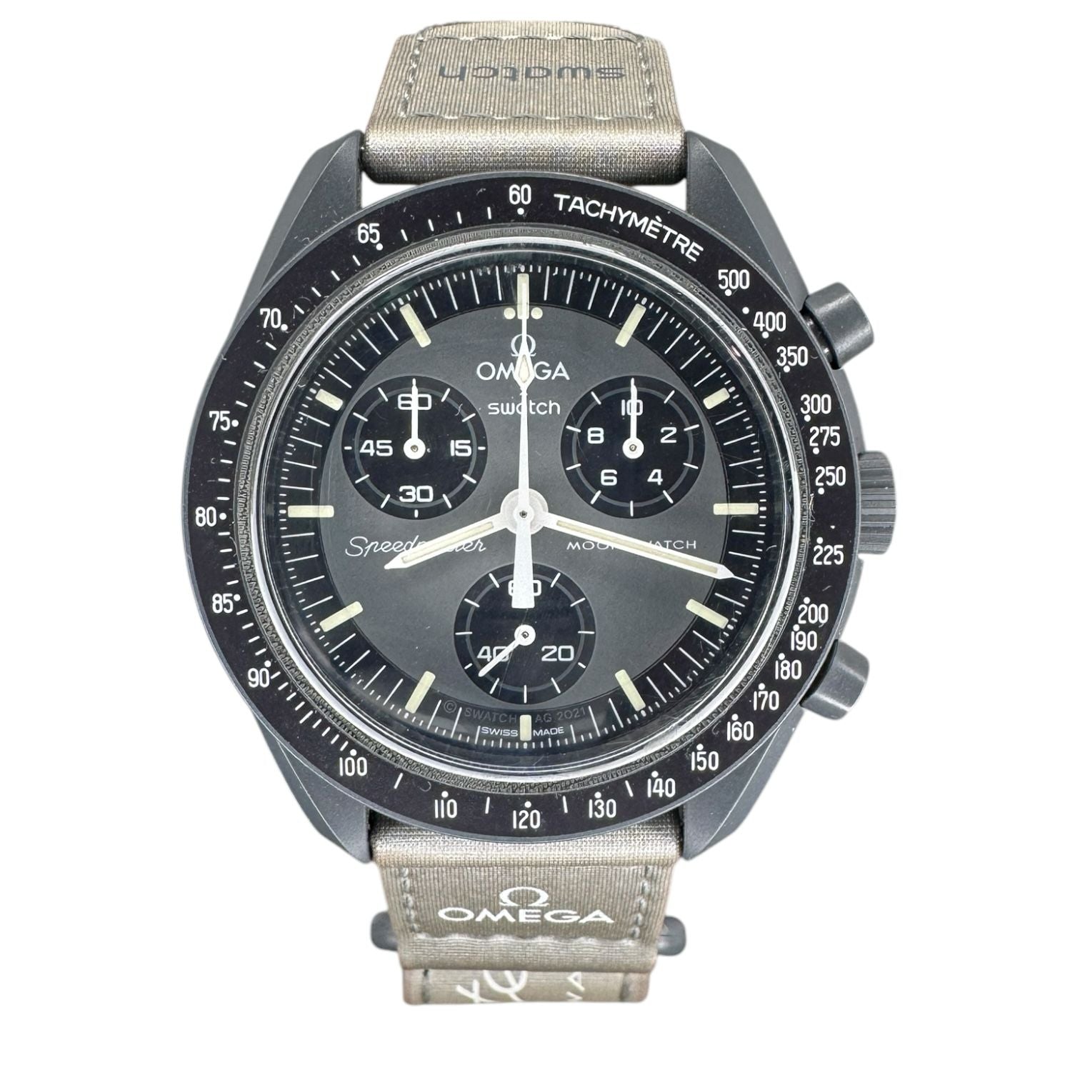 Omega x Swatch Moonswatch Mercury Watch