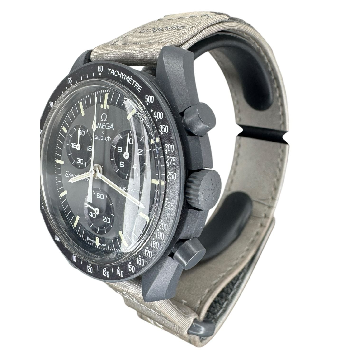 Omega x Swatch Moonswatch Mercury Watch