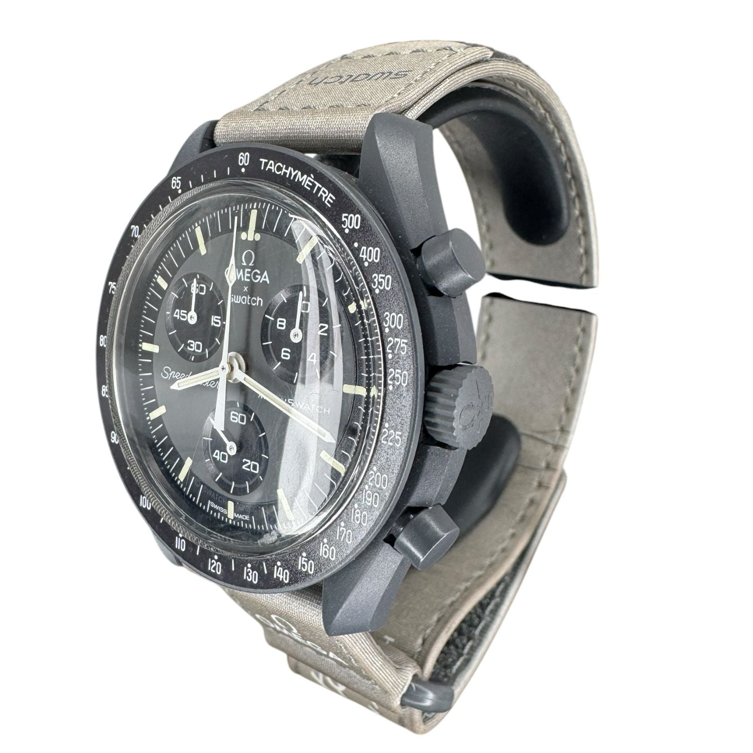 Omega x Swatch Moonswatch Mercury Watch