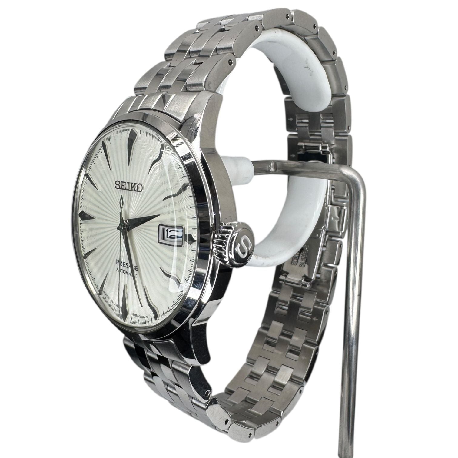 Seiko Presage Cocktail Time ‘The Martini’ Steel Watch SRPG23J1
