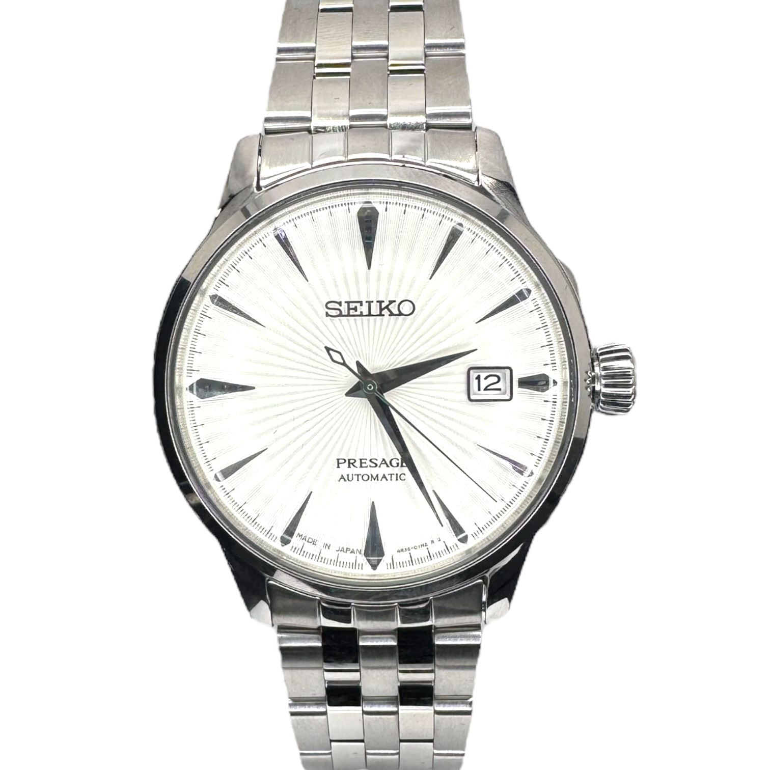 Seiko Presage Cocktail Time ‘The Martini’ Steel Watch SRPG23J1