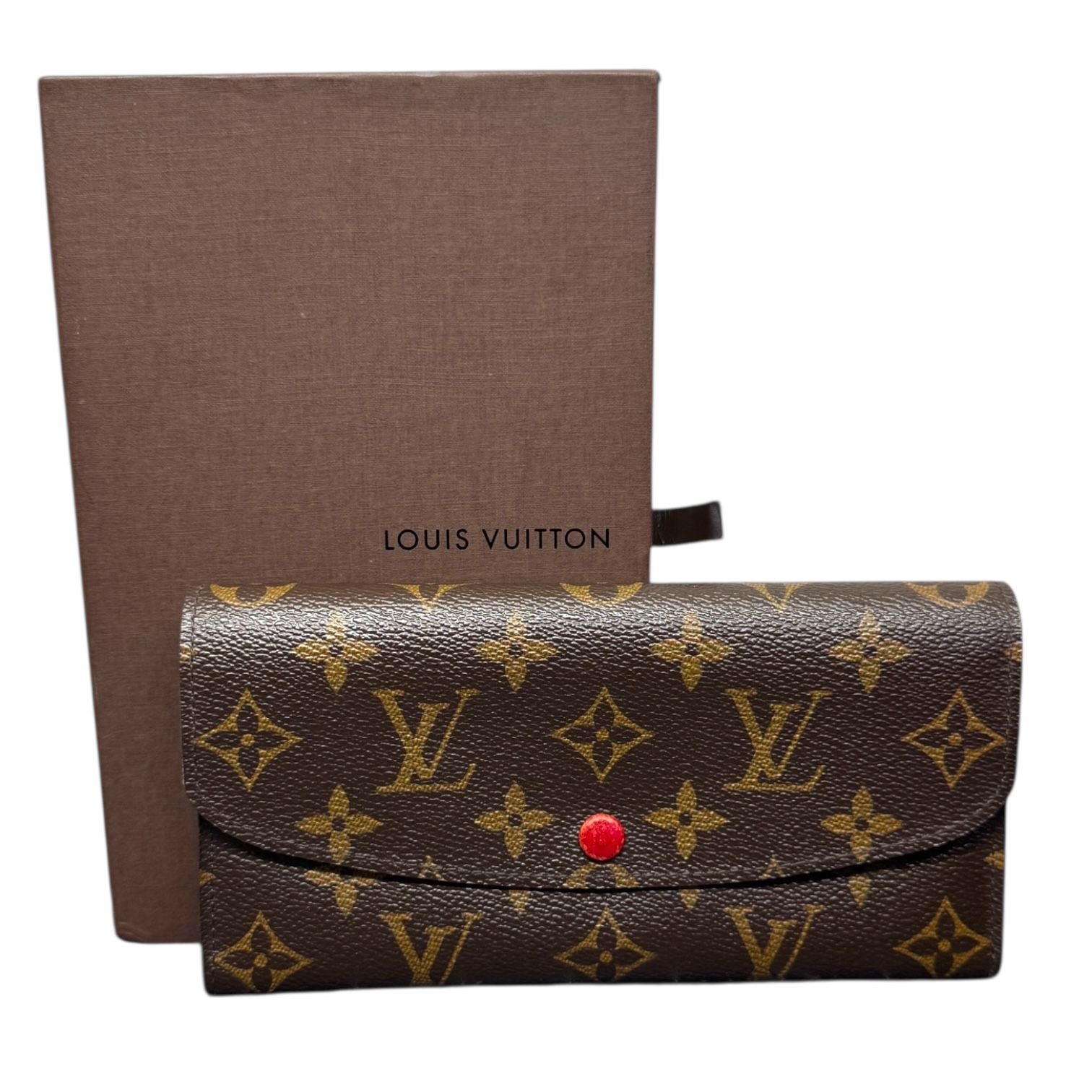 Louis Vuitton M60136 Emilie Monogram Rouge Wallet